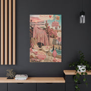 Coquette Cowgirl Desert Postcard Collage Wall Art & Canvas Print