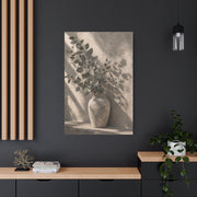 Eucalyptus Shadow Still Life Wall Art & Canvas Print