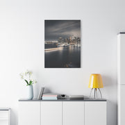Monochrome Manhattan Waterfront Panorama Wall Art & Canvas Print