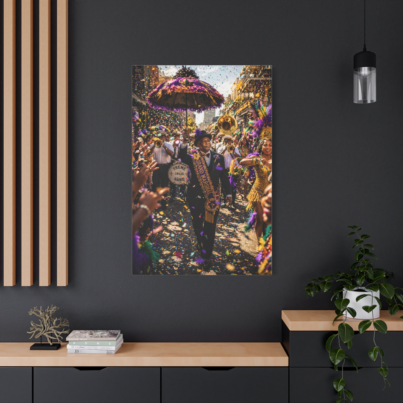 Grand Marshal Brass Band Parade Wall Art & Canvas Print