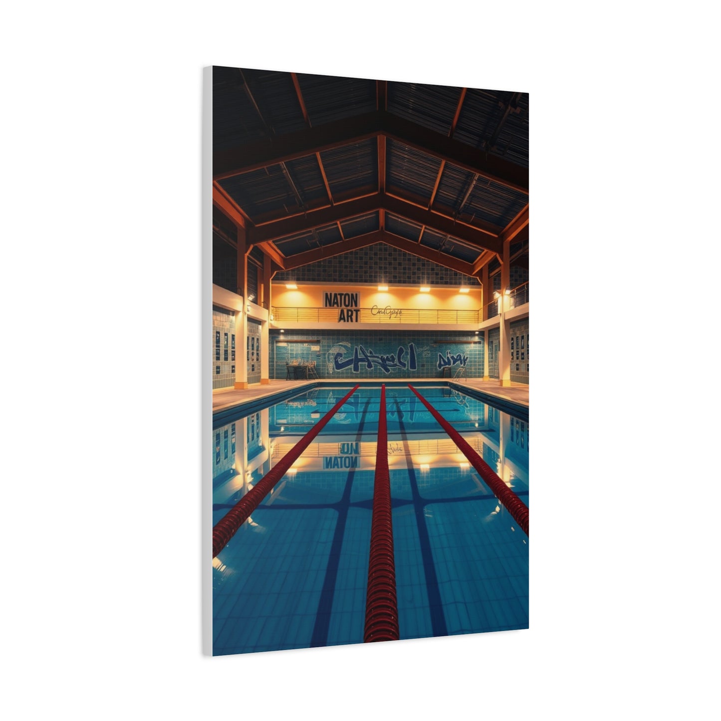 Swimming Pool Art Supreme Canvas Wall Art & Canvas Print