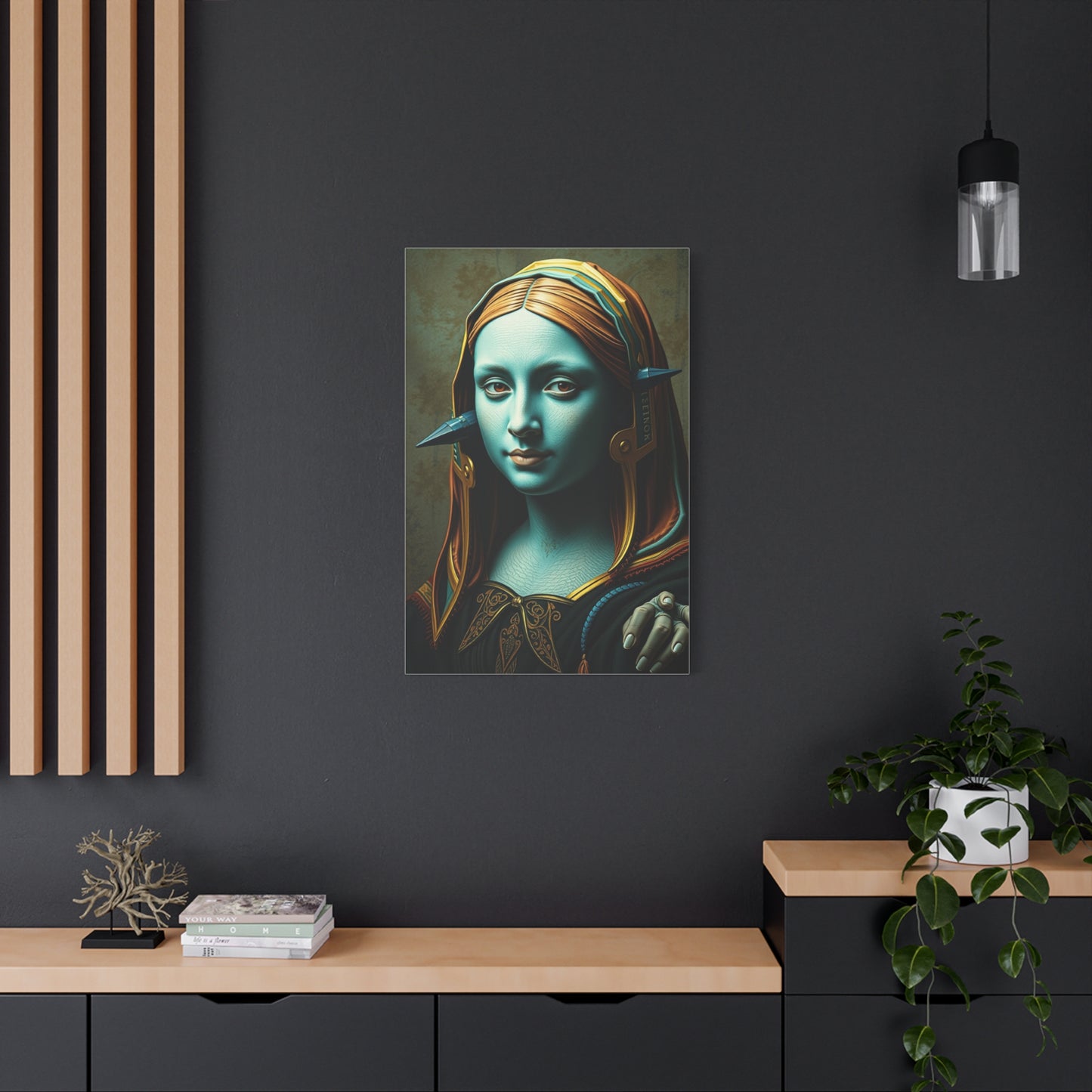 Majestic Figure Tapestry Wall Art & Canvas Print