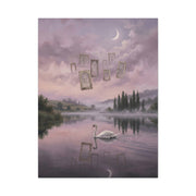 Surreal Swan Dreamscape Reflection Wall Art & Canvas Print