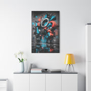 Phygital Abstract Graffiti Composition Street Wall Art & Canvas Print