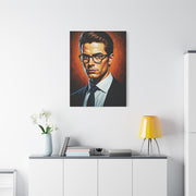 Modern Intellectual Gentleman Portrait Wall Art & Canvas Print