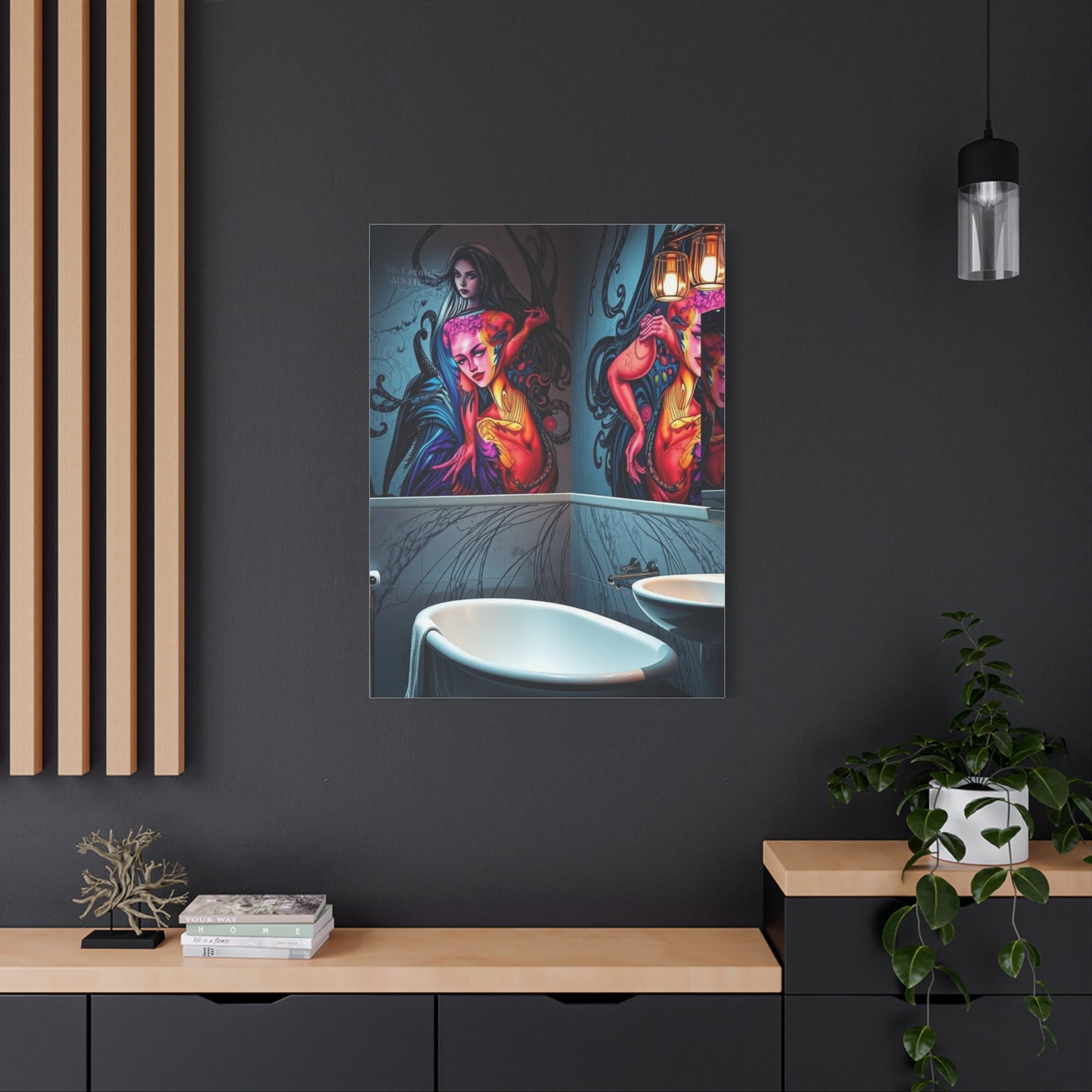 Aqua Reverie Wall Masterpiece Wall Art & Canvas Print