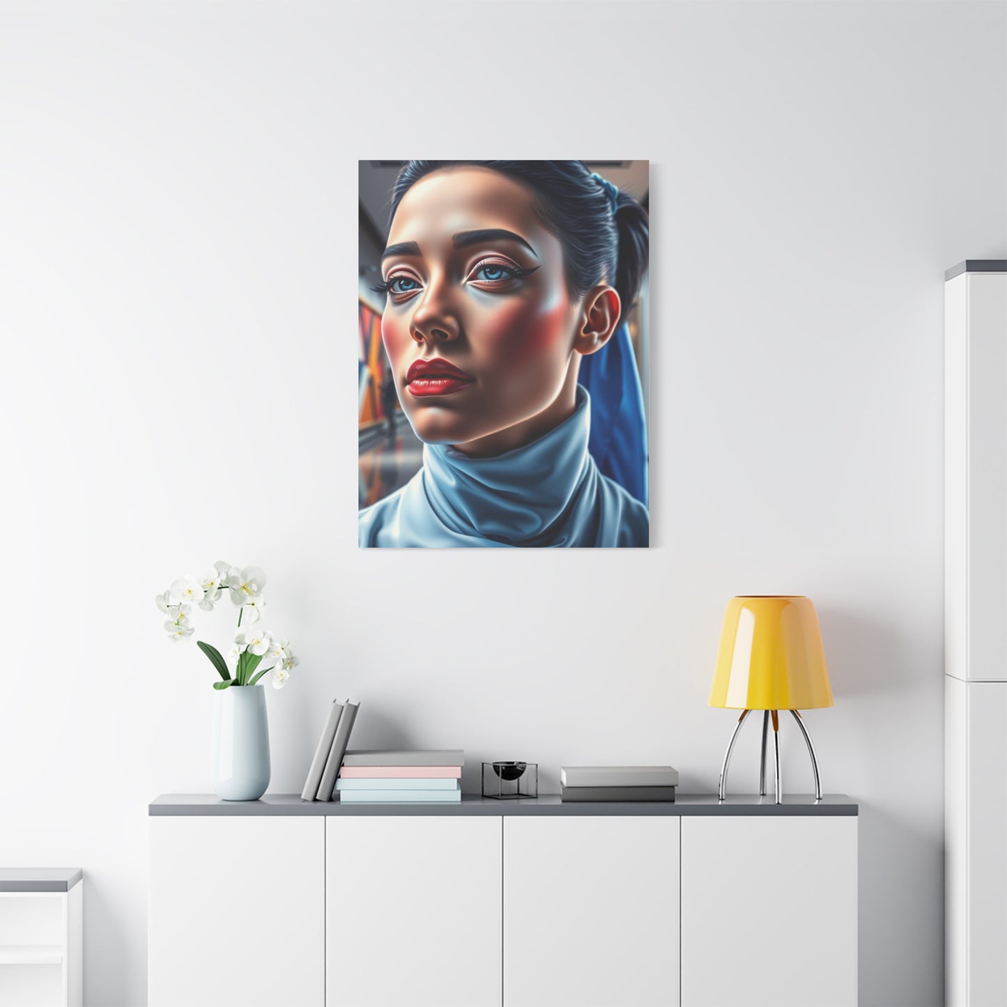 Refined Modernist Tableau Wall Art & Canvas Print