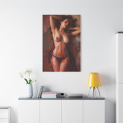 Sensual Impasto Figure Composition Wall Art & Canvas Print