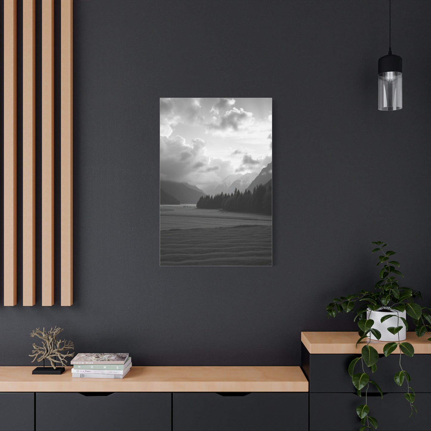 Black & White Scenic Landscapes Art Supreme Gallery Wall Art & Canvas Print
