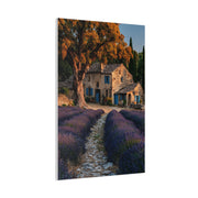 Lavender Field Farmhouse Provence Wall Art & Canvas Print
