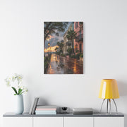 Charleston Battery District After Rain Wall Art & Canvas Print