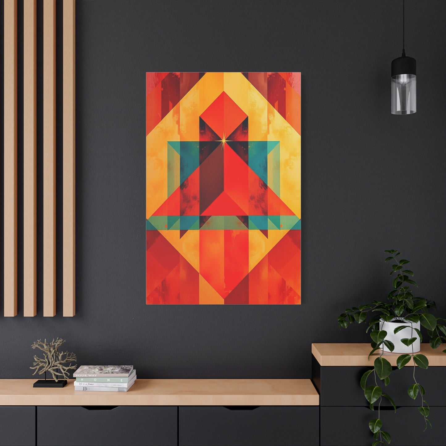 Harmonic Abstraction Elegance wall art & canvas print