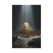 Monumental Gold Pyramid Treasury Wall Art & Canvas Print