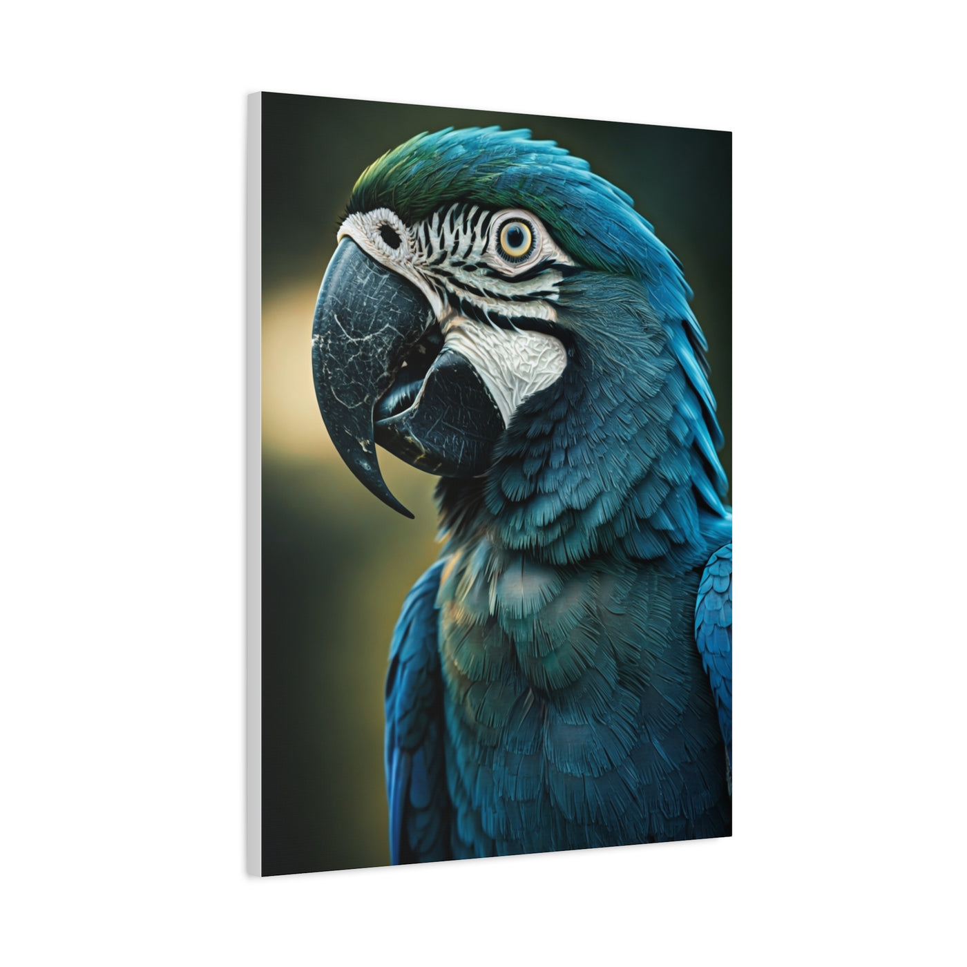Regal Blue Macaw Portrait Wall Art & Canvas Prints