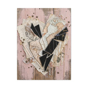 Reclaimed Mixed Media Heartless Romance Wall Art & Canvas Print