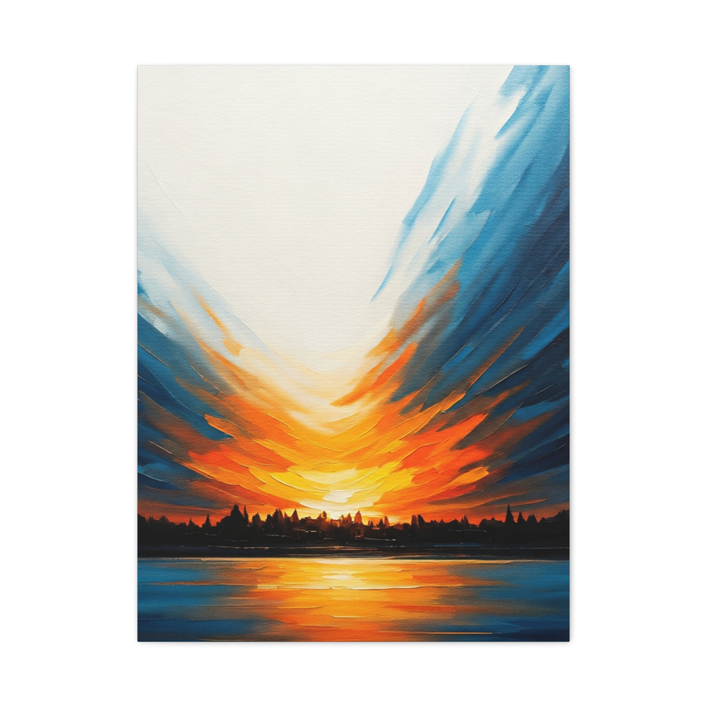 Radiant Sunset Reflection Wall Art & Canvas Prints