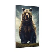 Majestic Grizzly Standing Portrait Wall Art & Canvas Prints