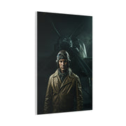 Wartime Pilot Portrait Wall Art & Canvas Prints