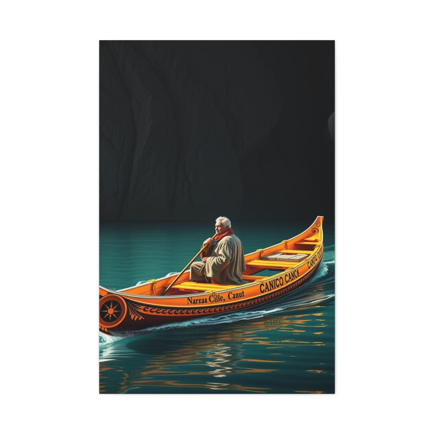 Canoe Art Refined Canvas Wall Art & Canvas Print