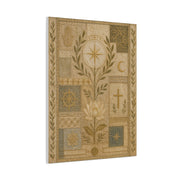 Interfaith Sacred Symbol Textile Wall Art & Canvas Print
