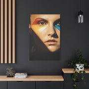 Modern Color Geometry Portrait Wall Art & Canvas Print