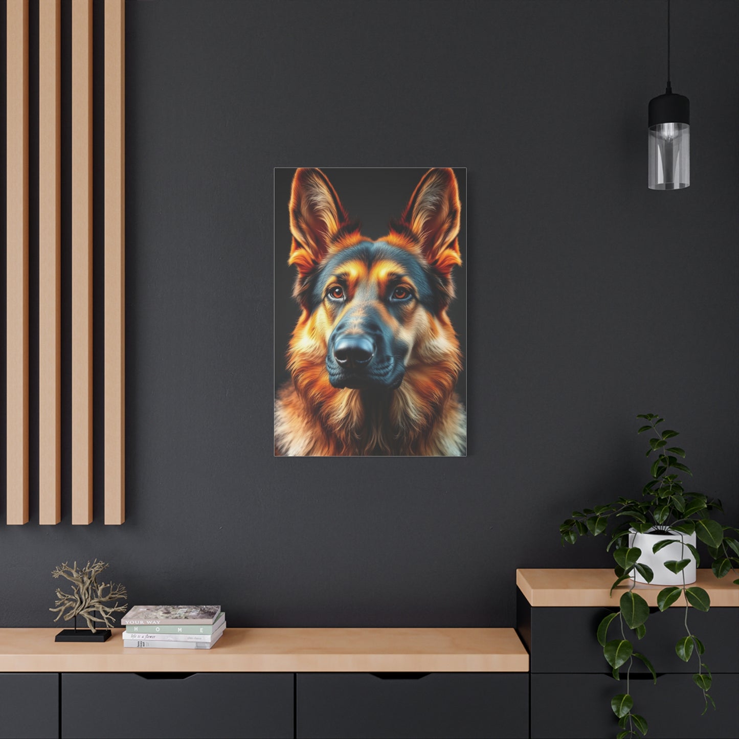 German Shepherd Art Supreme Gallery Wall Art & Canvas Print