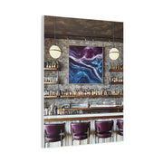Moody Abstract Luxury Cocktail Bar Wall Art & Canvas Print