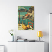 Vintage Amalfi Lemon Terrace Wall Art & Canvas Print