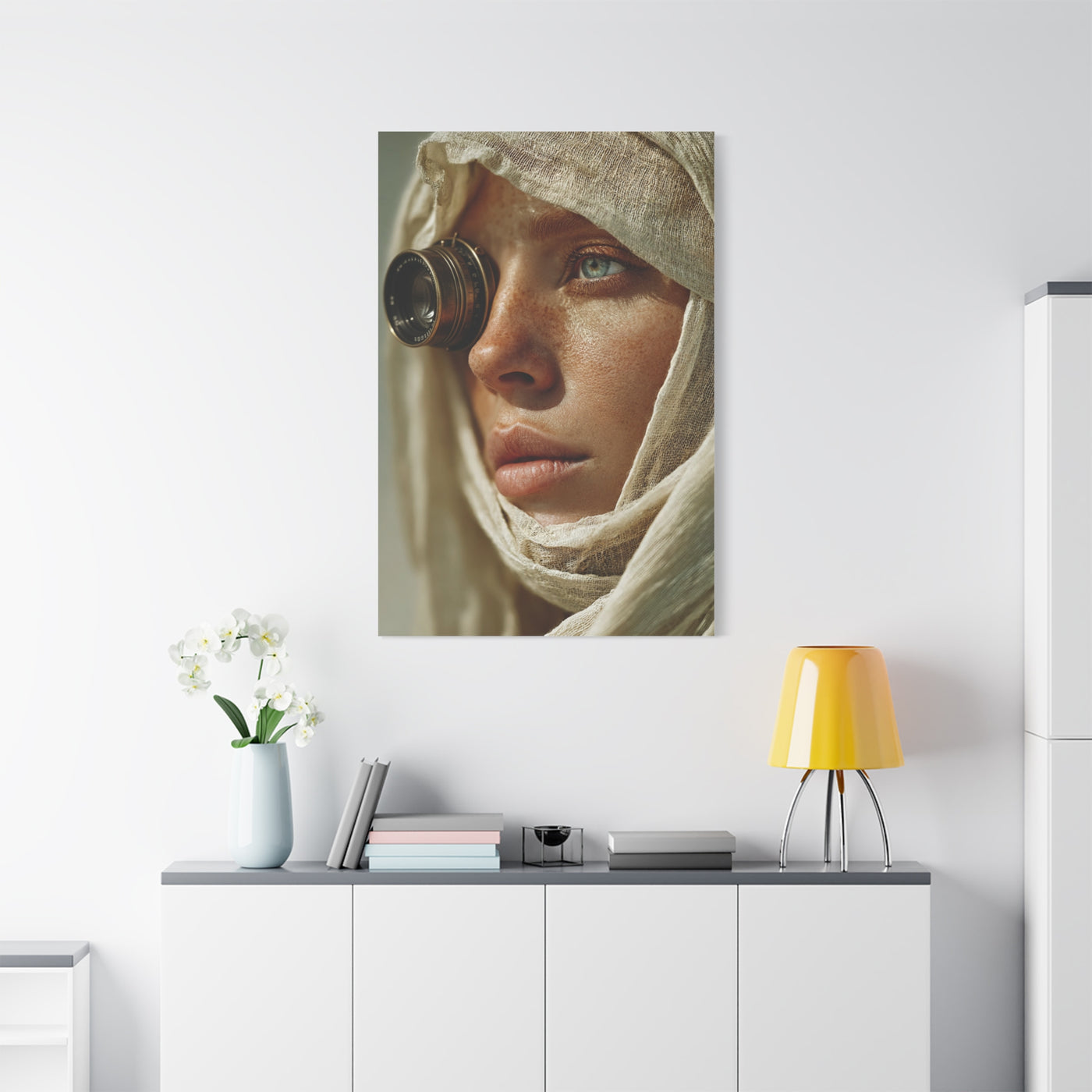 Ethereal Lens Veil Portrait Wall Art & Canvas Print