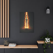 Blade of Eternal Flame Wall Art & Canvas Print