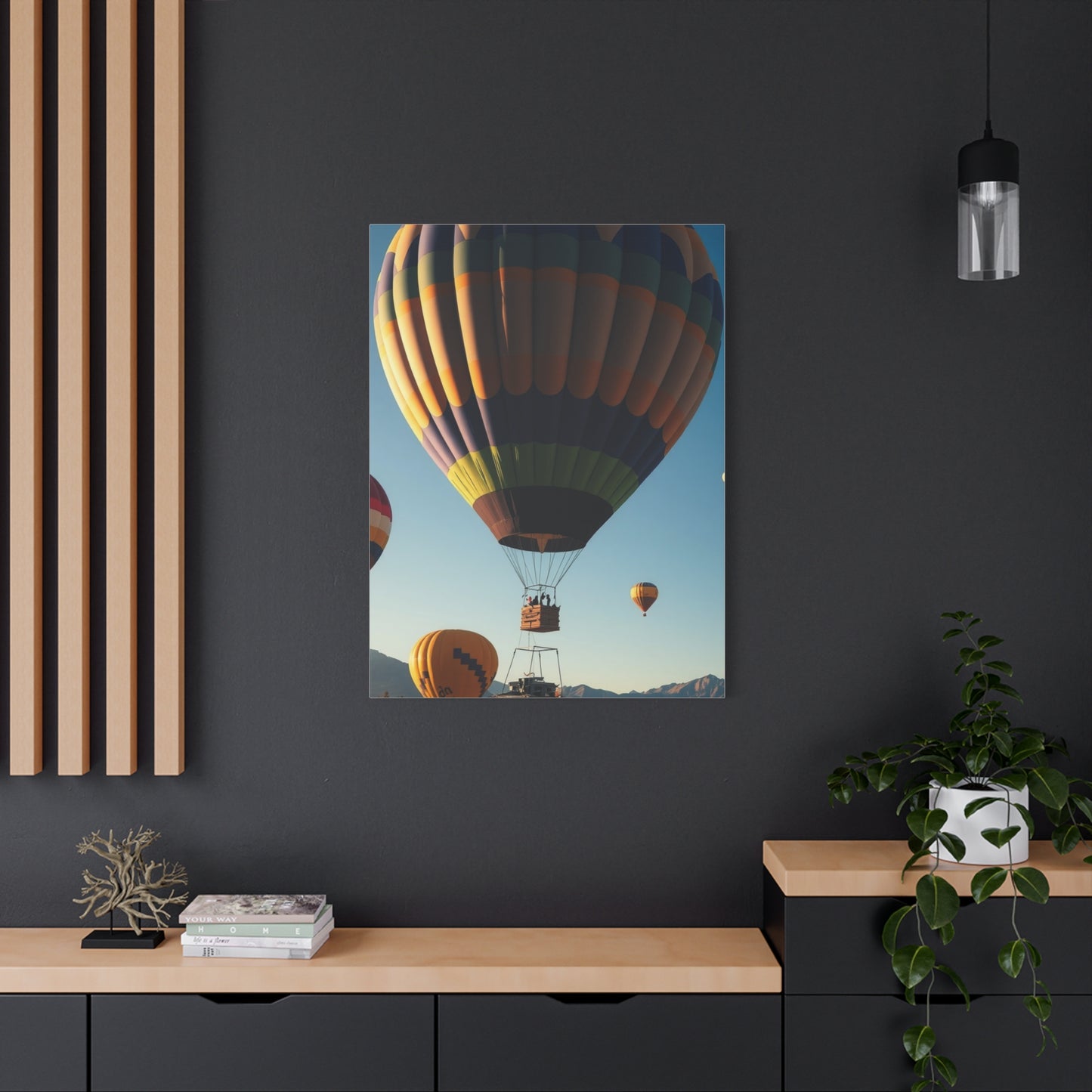 Vision Hot Air Balloon Art Art Wall Art & Canvas Print