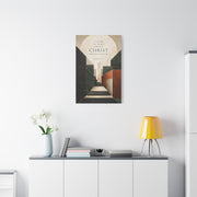 Philippians 4:13 Geometric Path Scripture Wall Art & Canvas Print