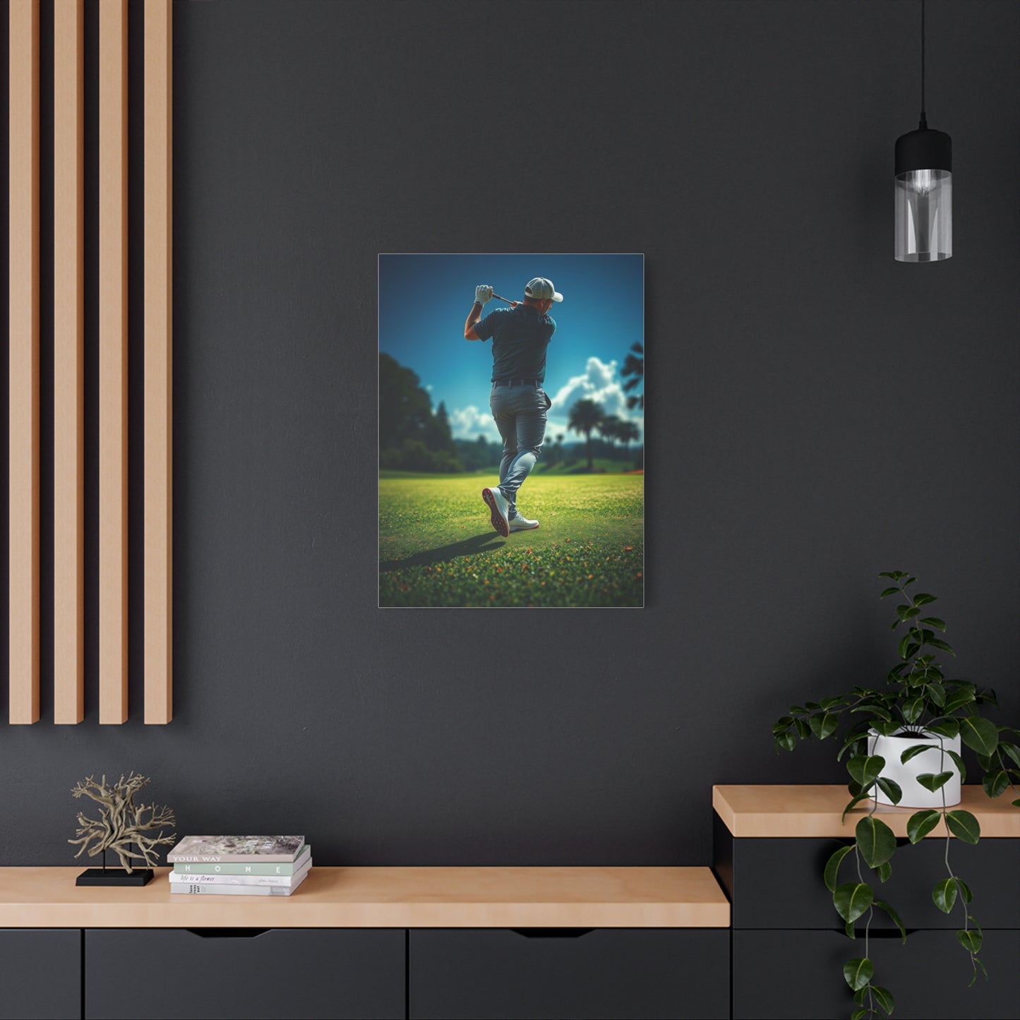 Sophisticated Putt Impression Wall Art & Canvas Print