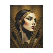 Glamorous Art Deco Portrait Wall Art & Canvas Prints