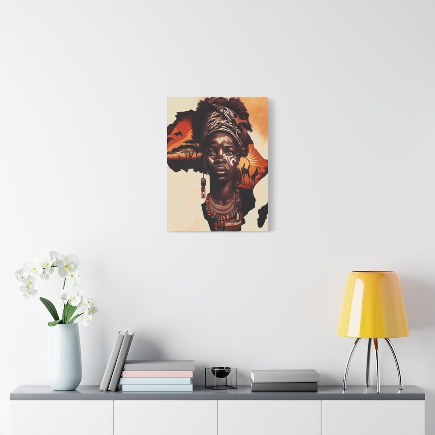 African Map Wall Art & Canvas Prints