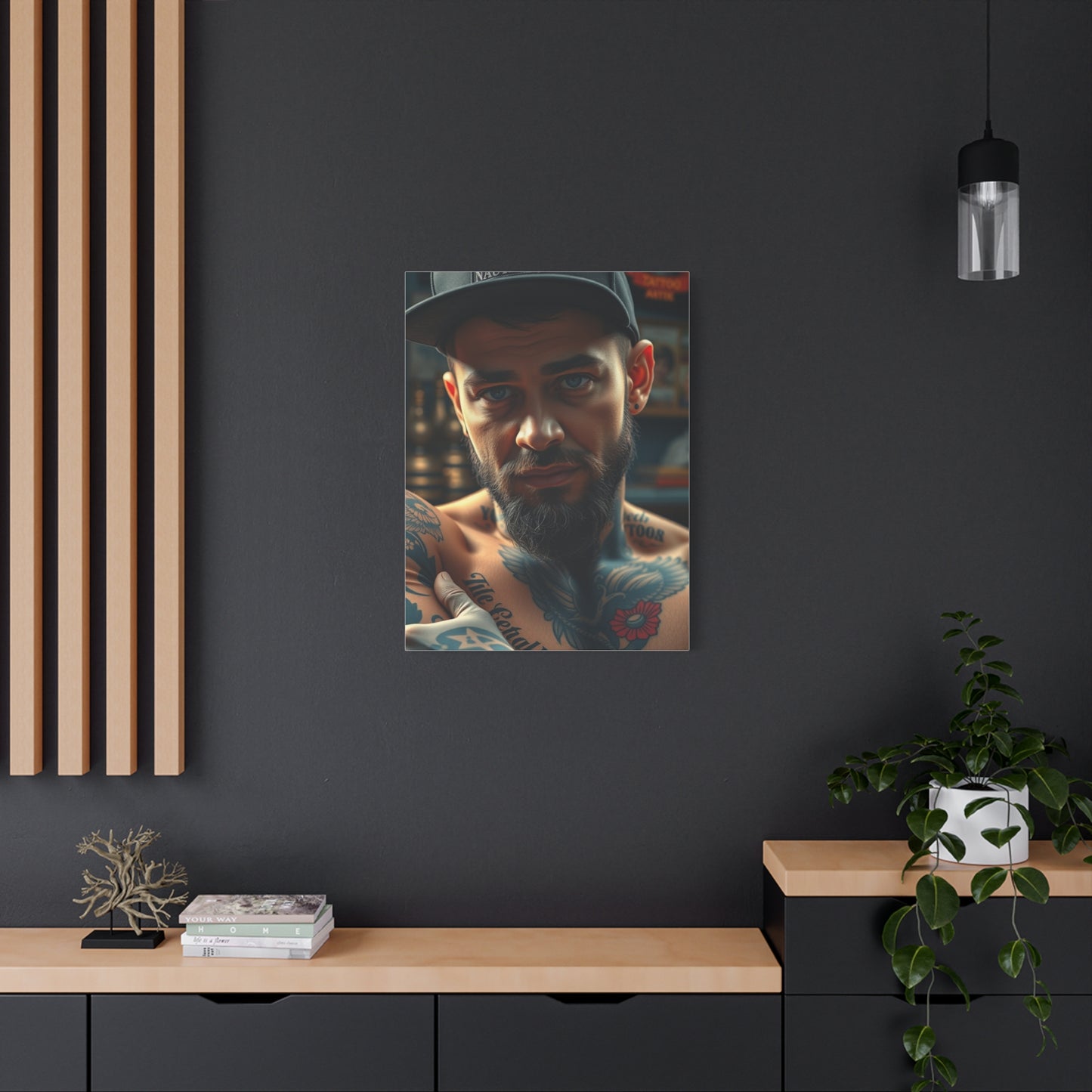 Masterpiece Tattoo Parlor Art Vision Wall Art & Canvas Print