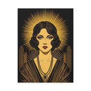 Radiant Deco Icon Woman Wall Art & Canvas Prints