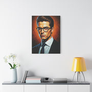 Modern Intellectual Gentleman Portrait Wall Art & Canvas Print