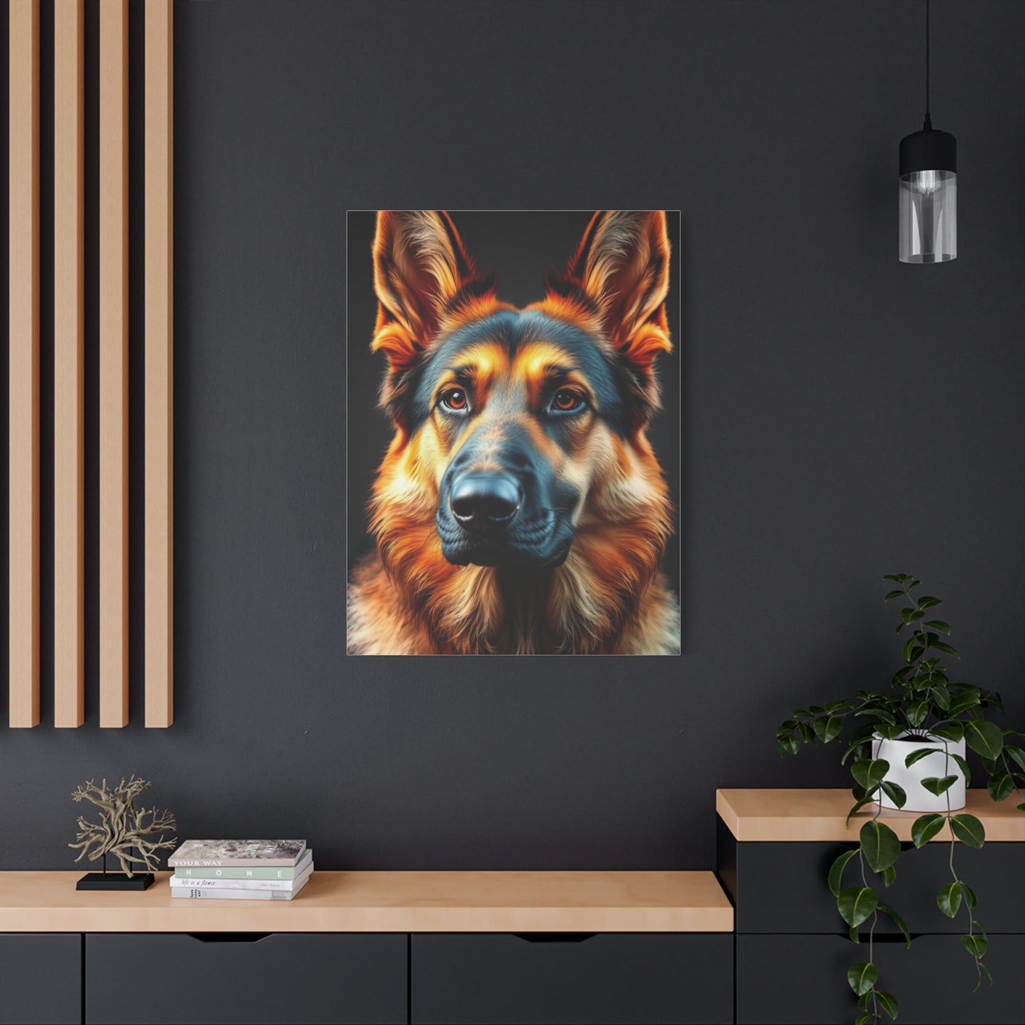 German Shepherd Art Supreme Gallery Wall Art & Canvas Print