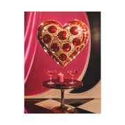 Disco Heart Cocktail Romance Scene Wall Art & Canvas Print