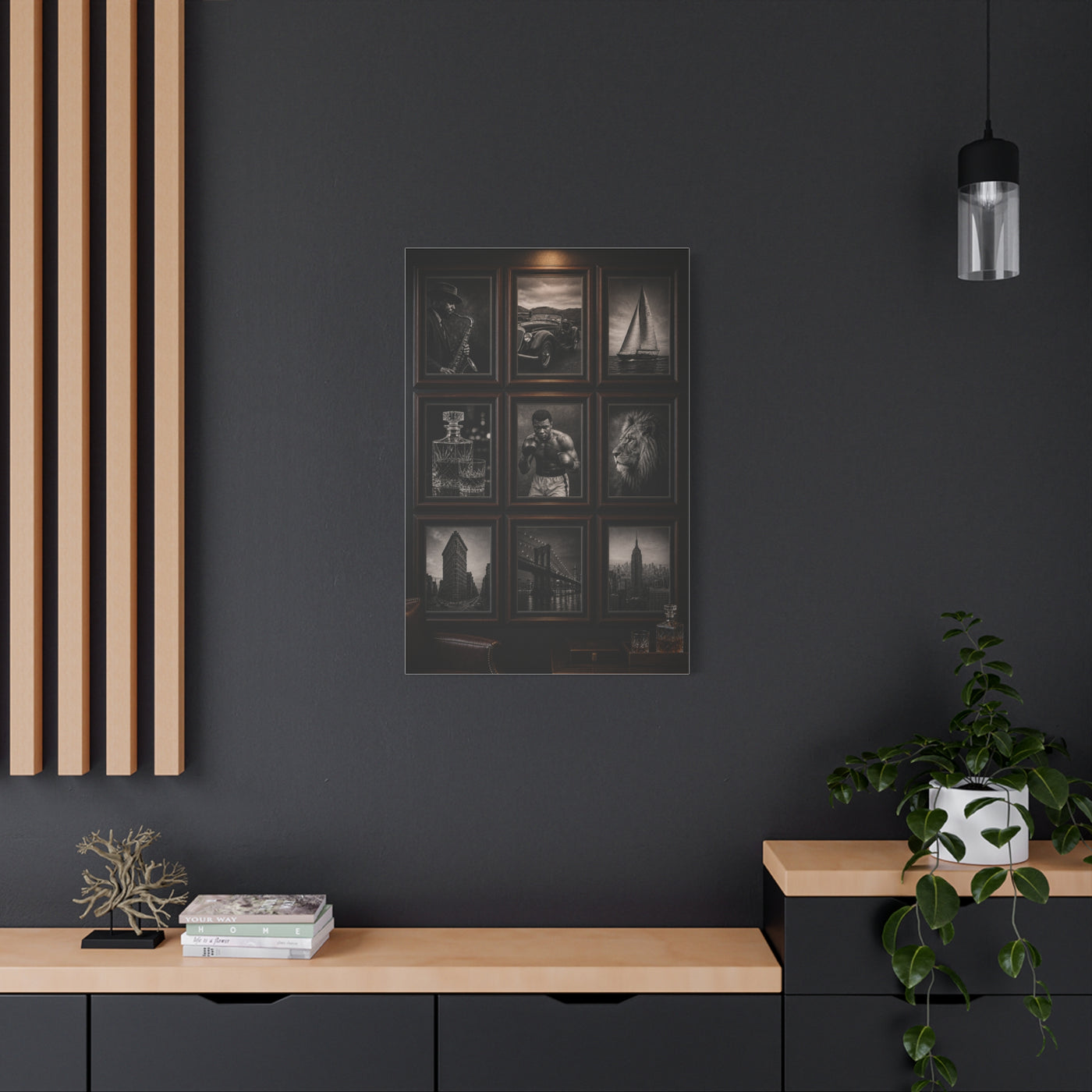 Executive Lounge Gallery Grid Wall Art & Canvas Print