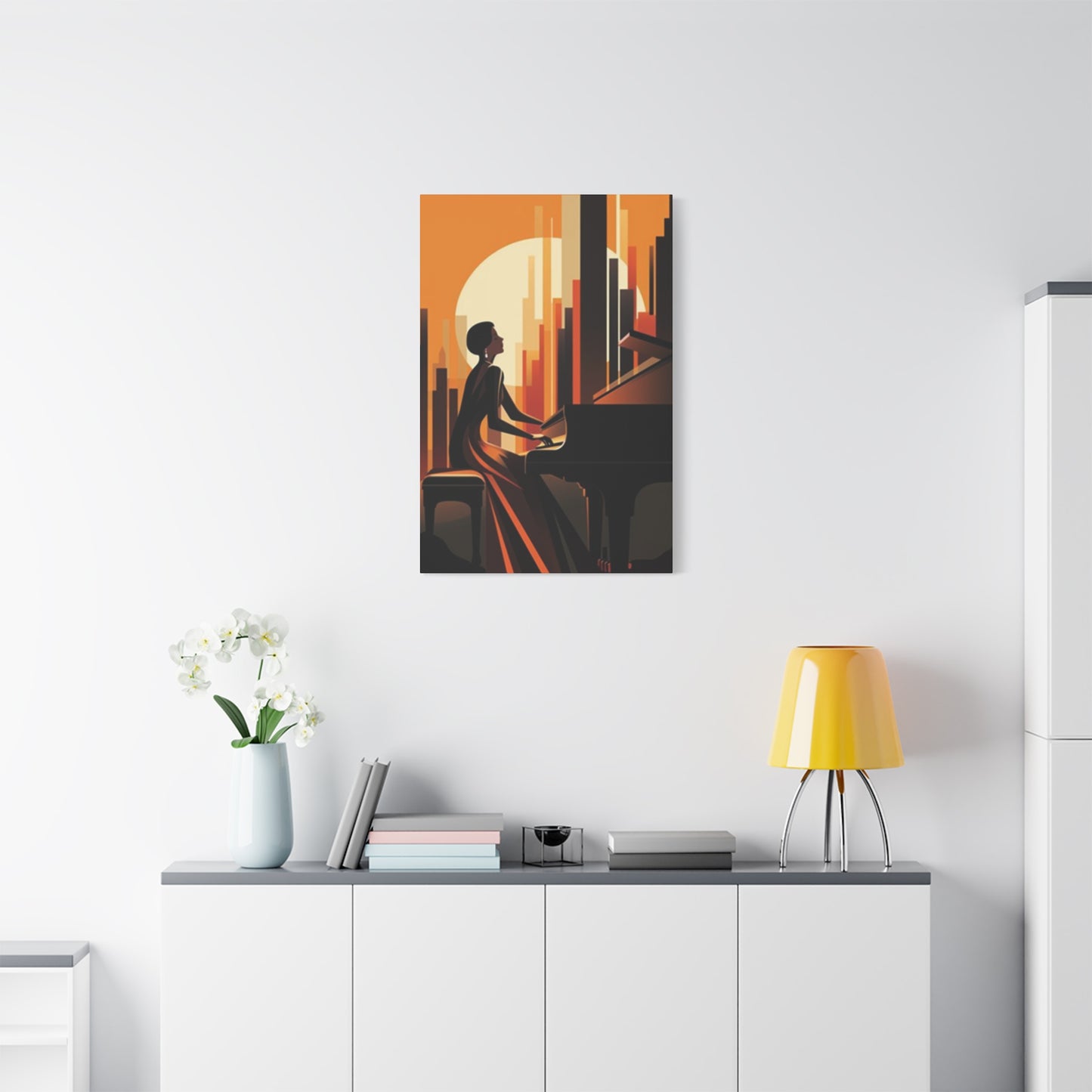 Women Playing Piano Wall Art & Canvas Prints