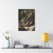 Old Master Fig and Wine Still Life Wall Art & Canvas Print