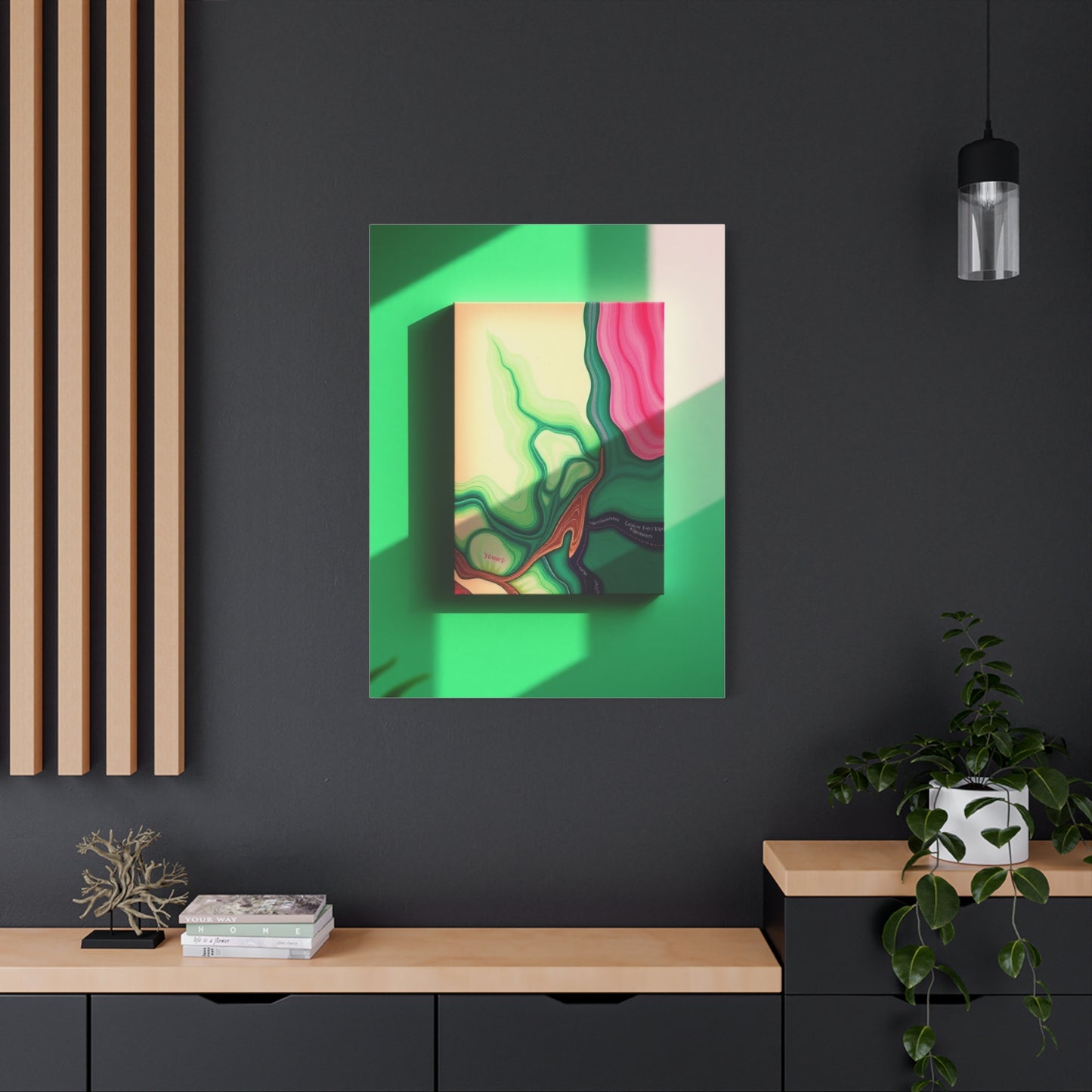 Collection Green & Pink Canvas Art Art Wall Art & Canvas Print