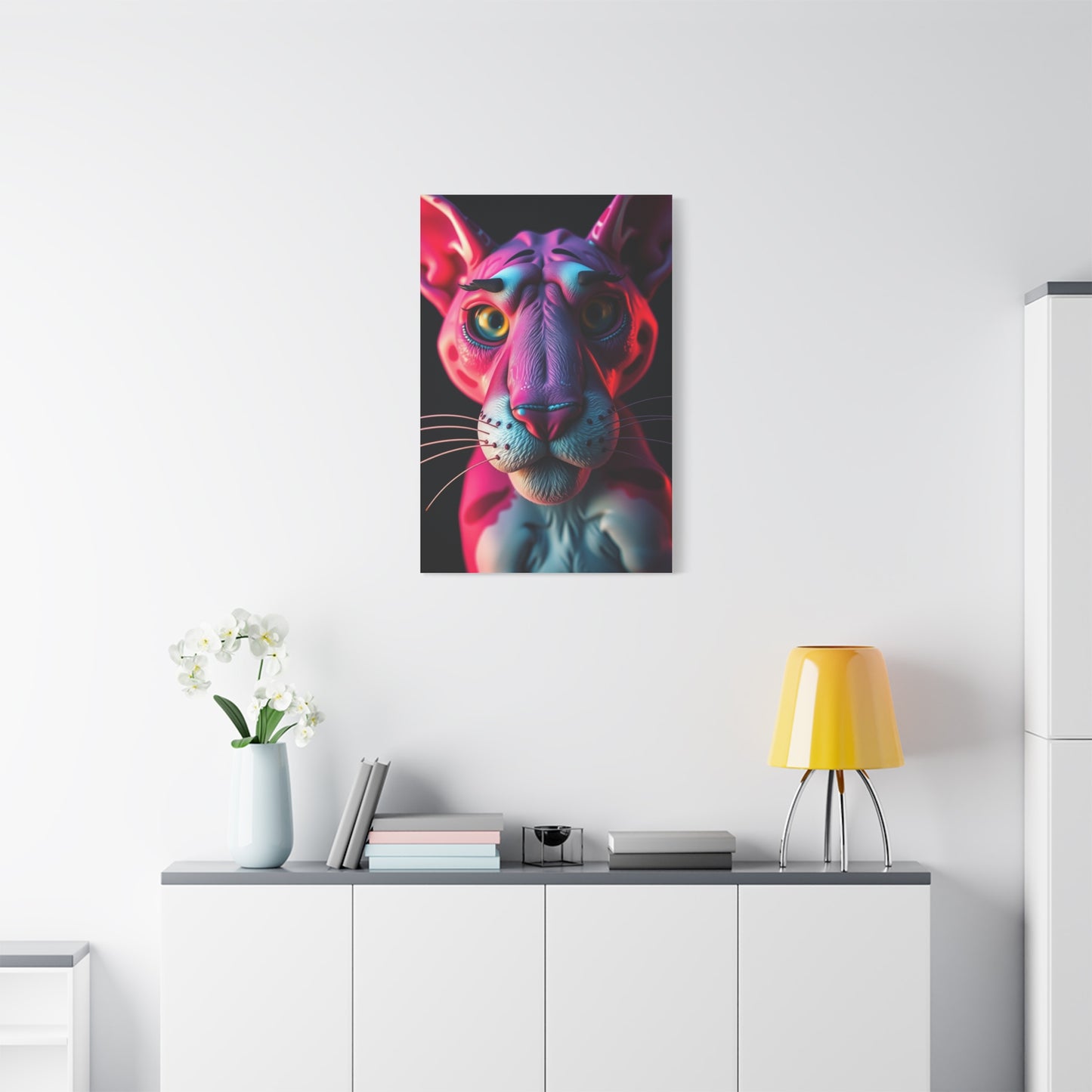 Fuchsia Predator Grandeur Wall Art & Canvas Print