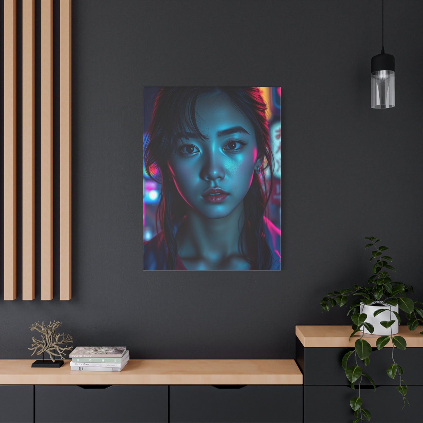 Vision Warakami Vaporwave Art Art Wall Art & Canvas Print