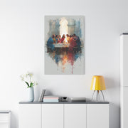 The Last Supper Watercolor Reflection Wall Art & Canvas Print
