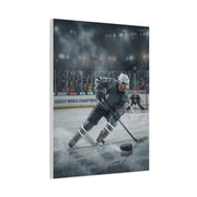 Championship Hockey Action Sports Wall Art & Canvas Print