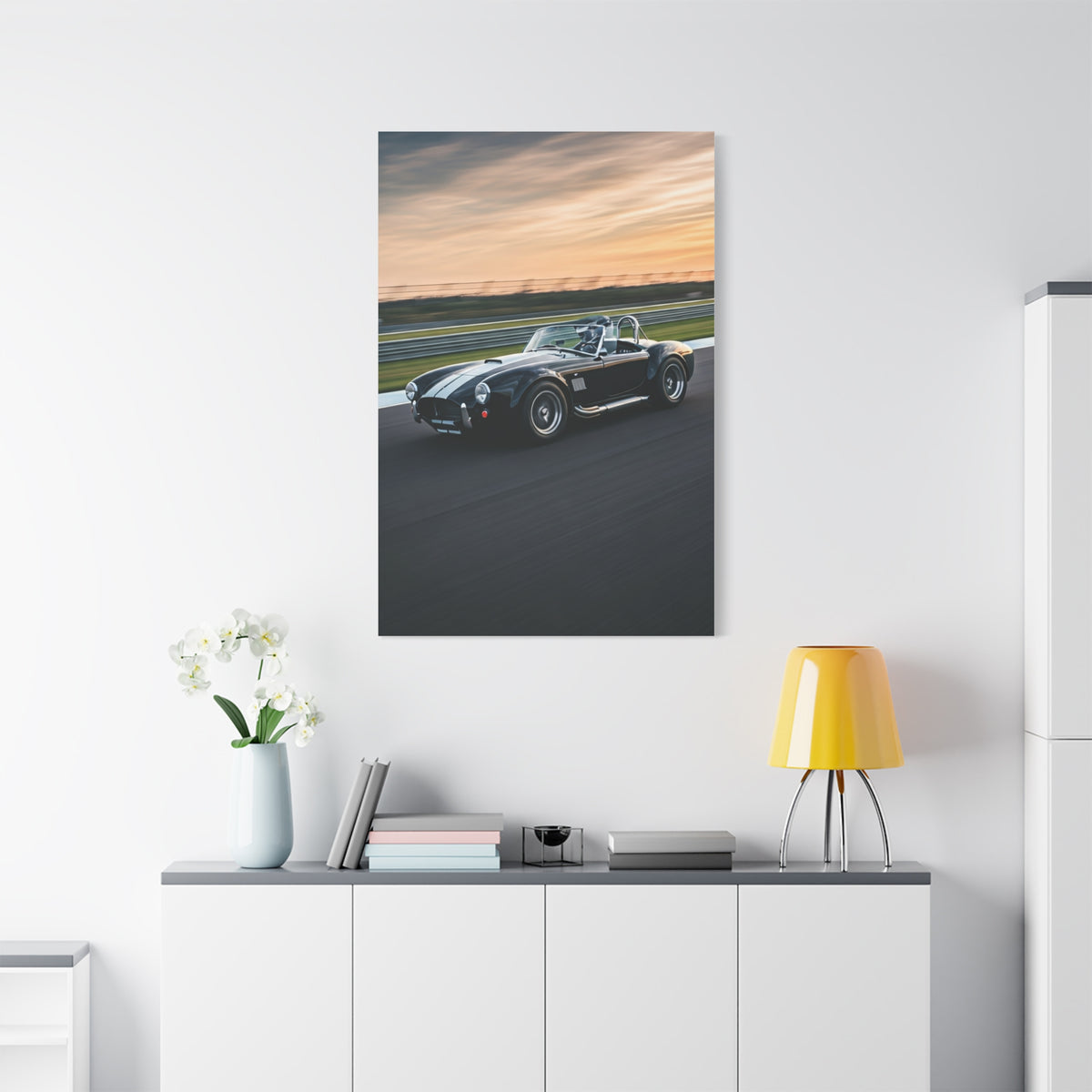 Shelby Cobra Classic Racing Circuit Wall Art & Canvas Prints