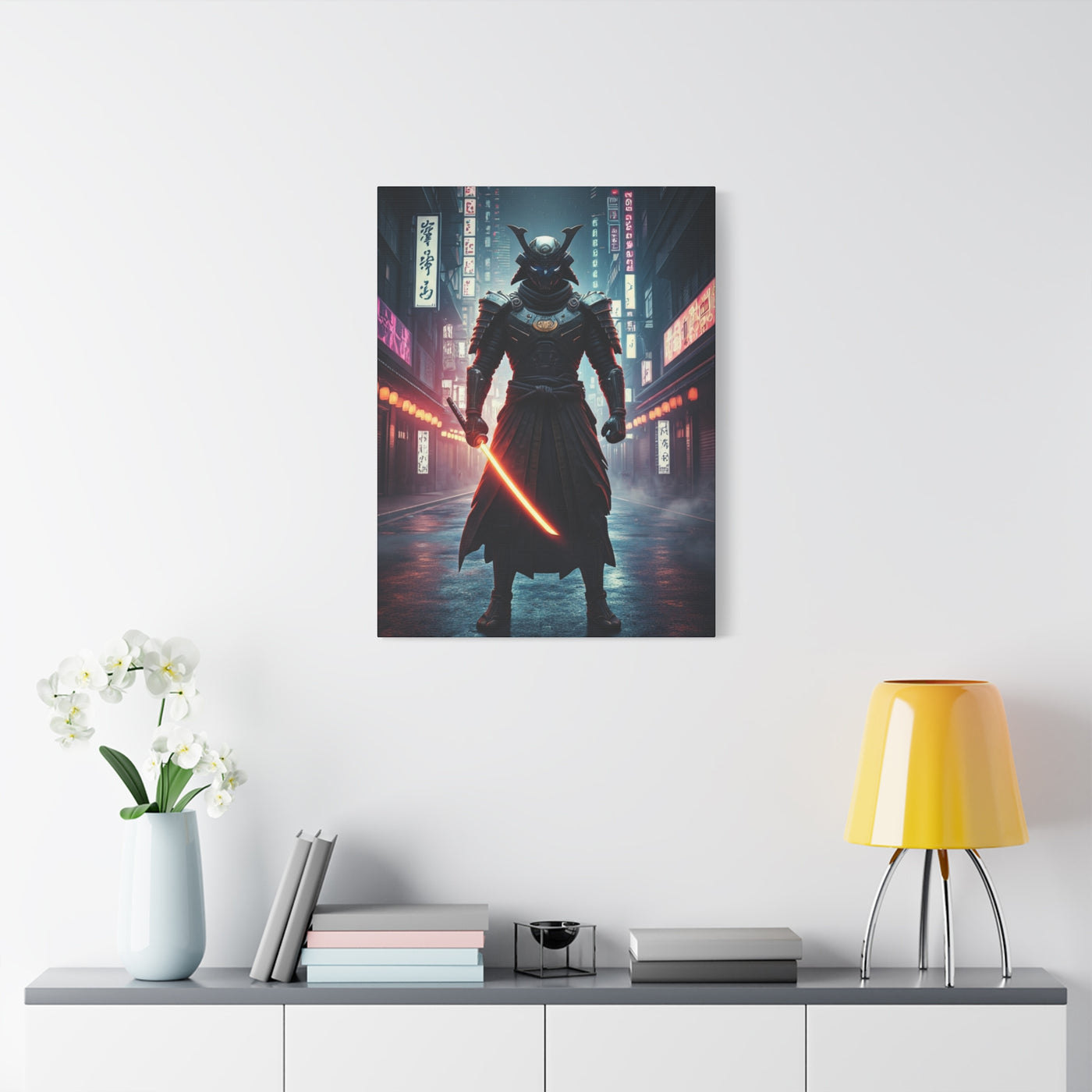 Cyber Samurai Wall Art & Canvas Prints